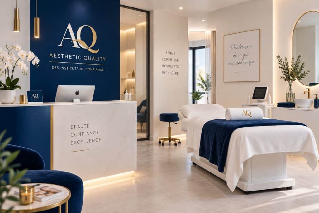 Accueil d’un institut labellisé Aesthetic Quality
